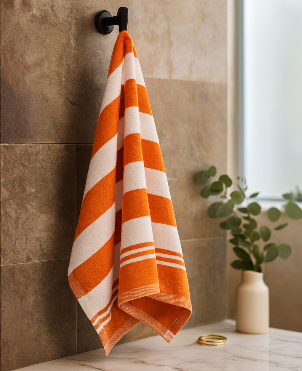 Stripped Hand Towel