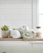 Floral Multi-Purpose Microfiber Hand Towels