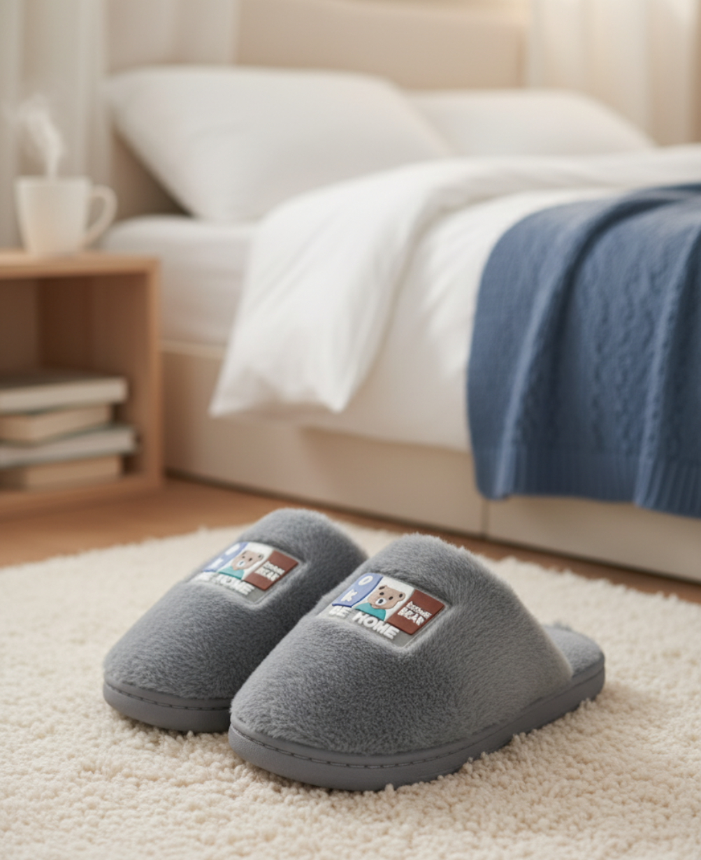 Winter Plush Slippers for Women