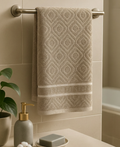 Geomatric Textured Bath Towel