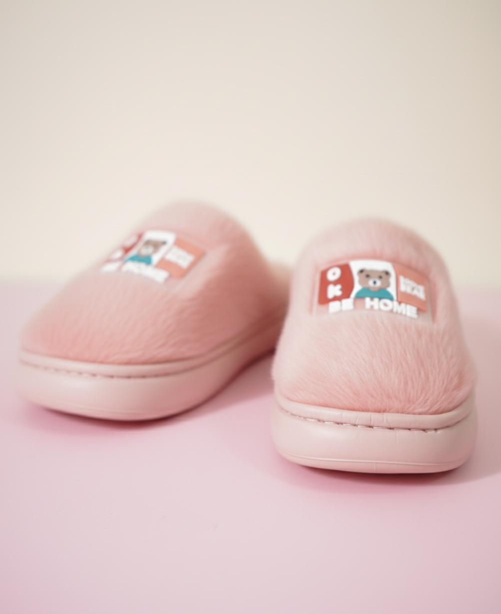 Winter Plush Slippers for Women