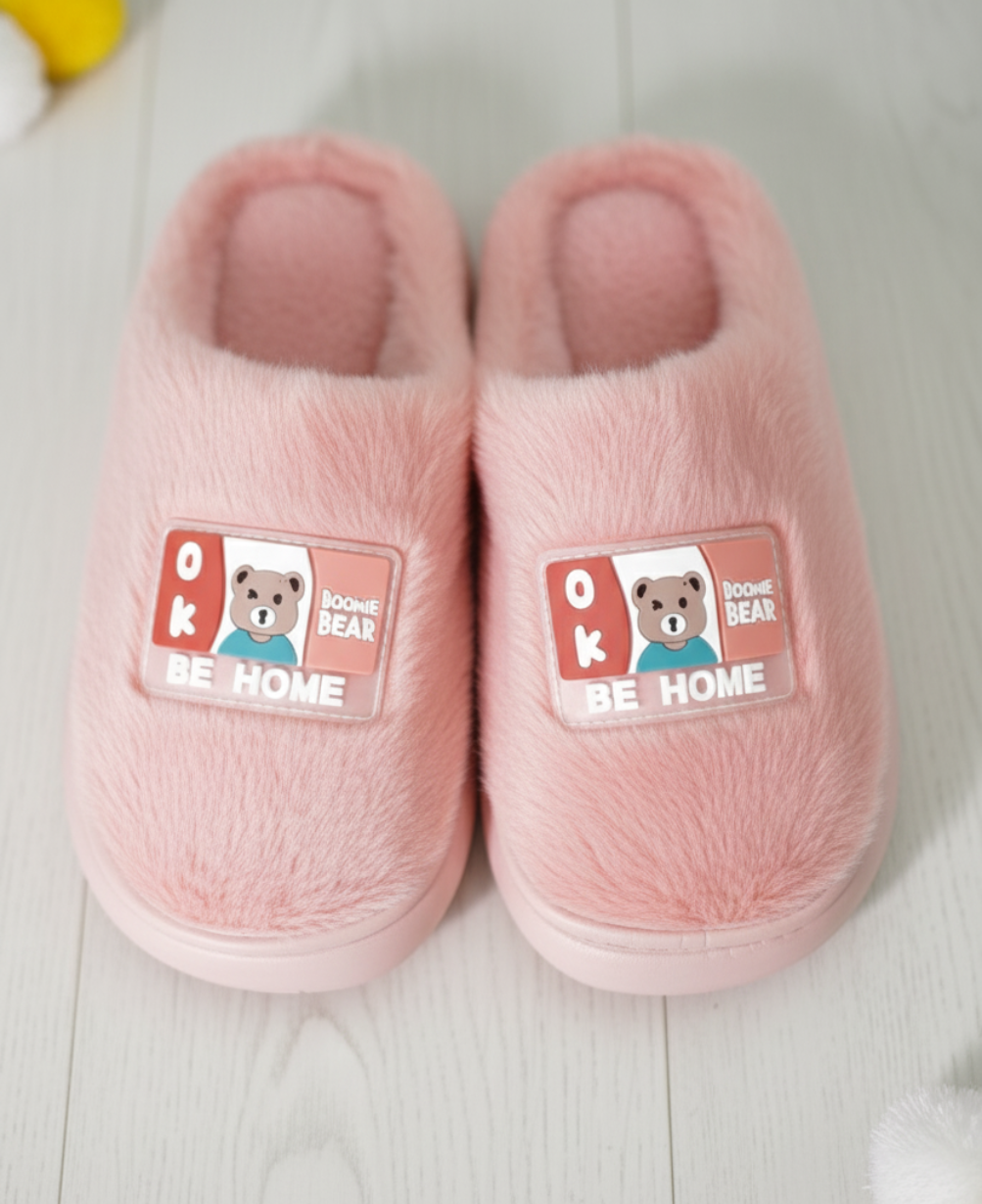 Winter Plush Slippers for Women