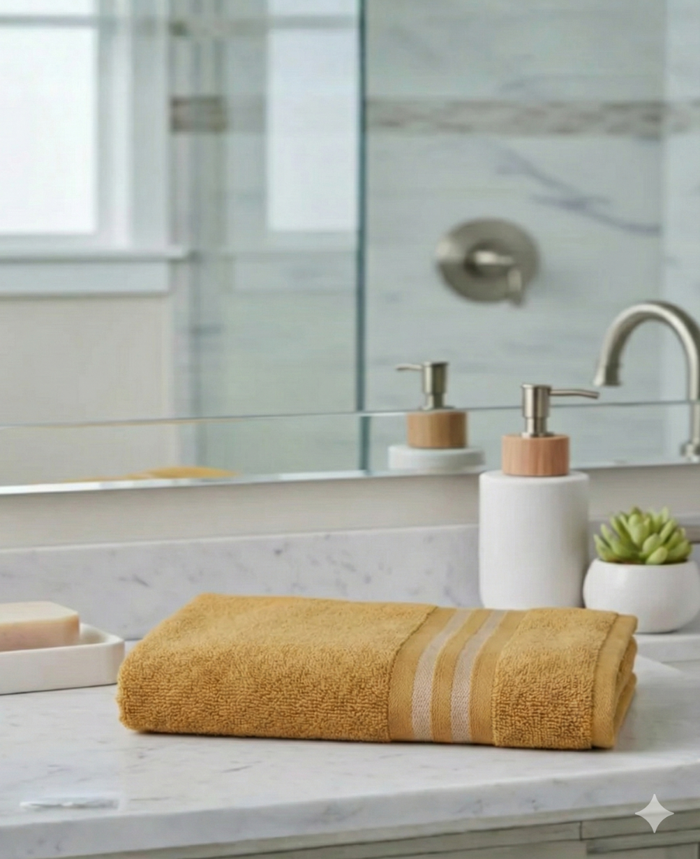 Turkish Cotton Bath & Face Towel Set