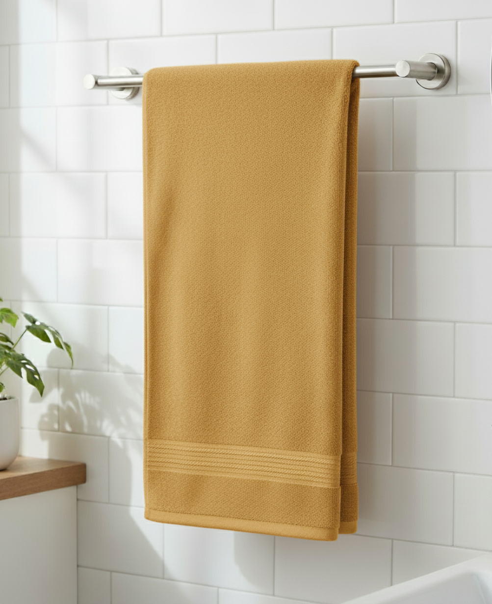 Modern Linear Bath Towel