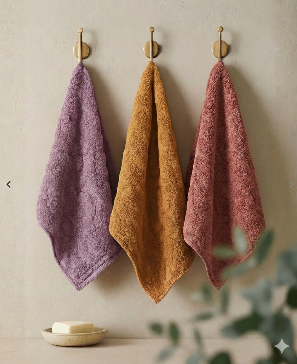 Plain Multi purpose Hand Towel Set