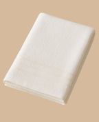 White Cotton Bath & Face Towel Set