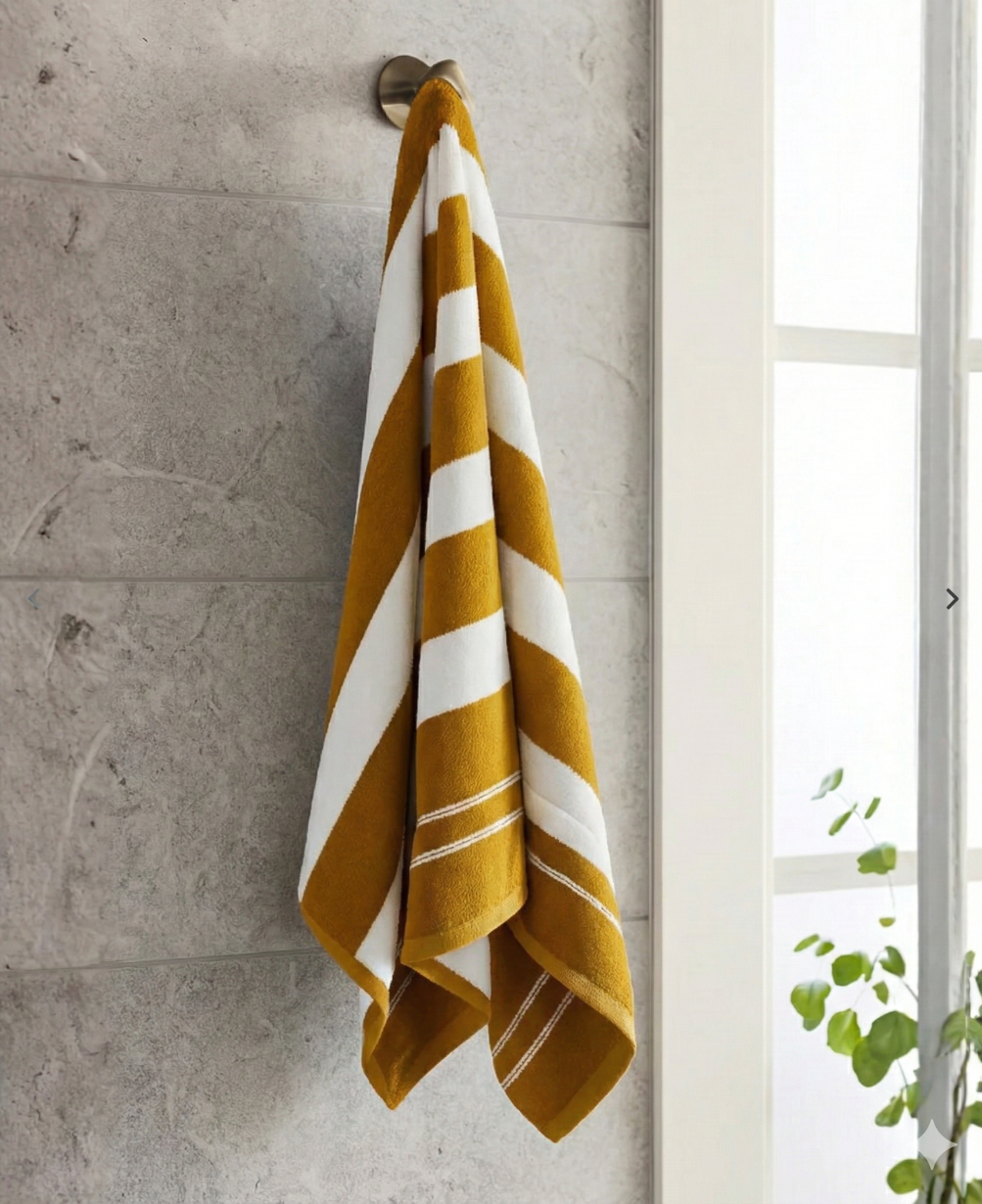 Stripped Hand Towel