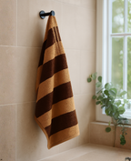 Stripped Hand Towel (Dark Colors) Pack Of 2