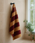 Stripped Hand Towel (Dark Colors) Pack Of 2