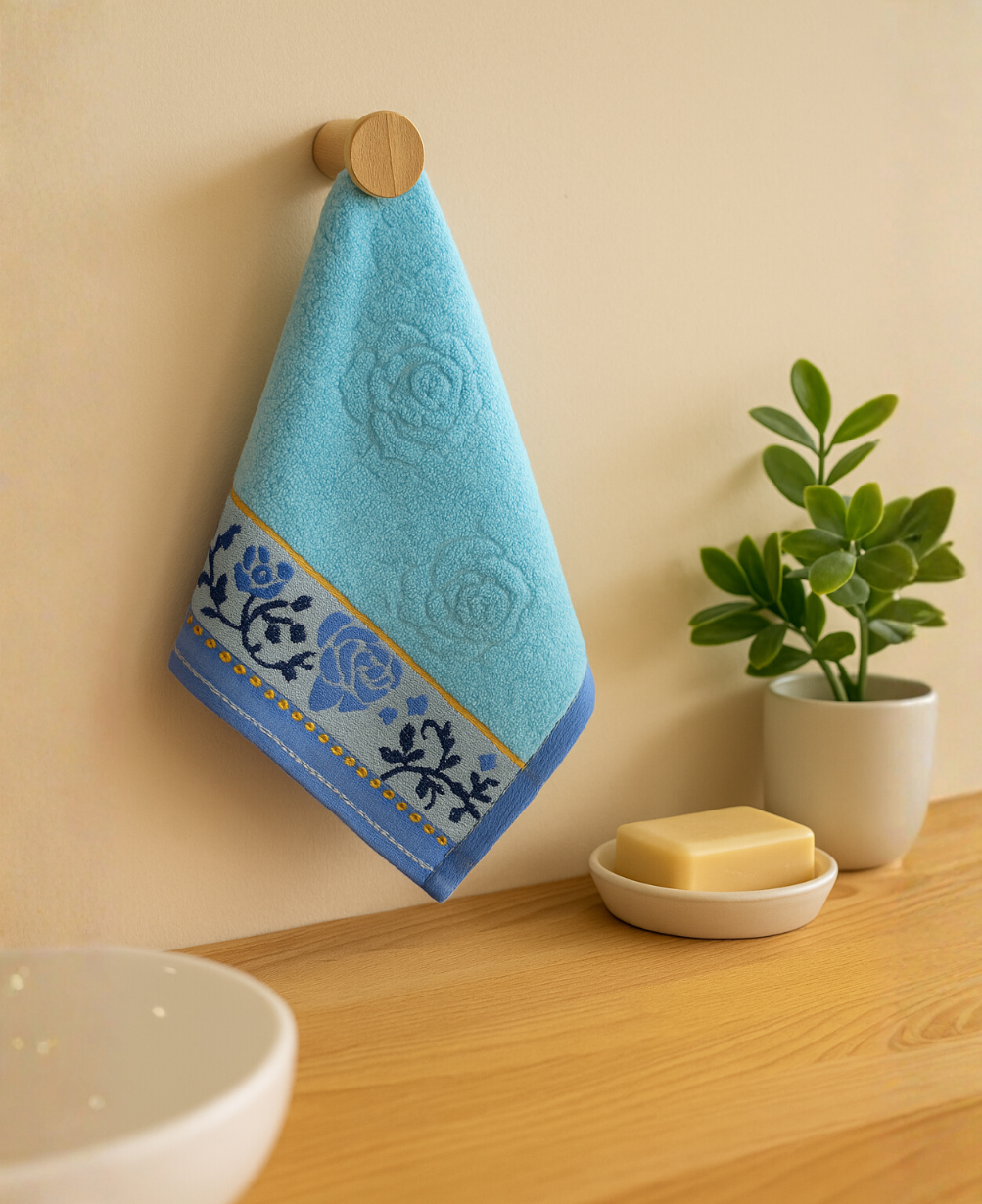 Luxury Cotton Face Towel Set