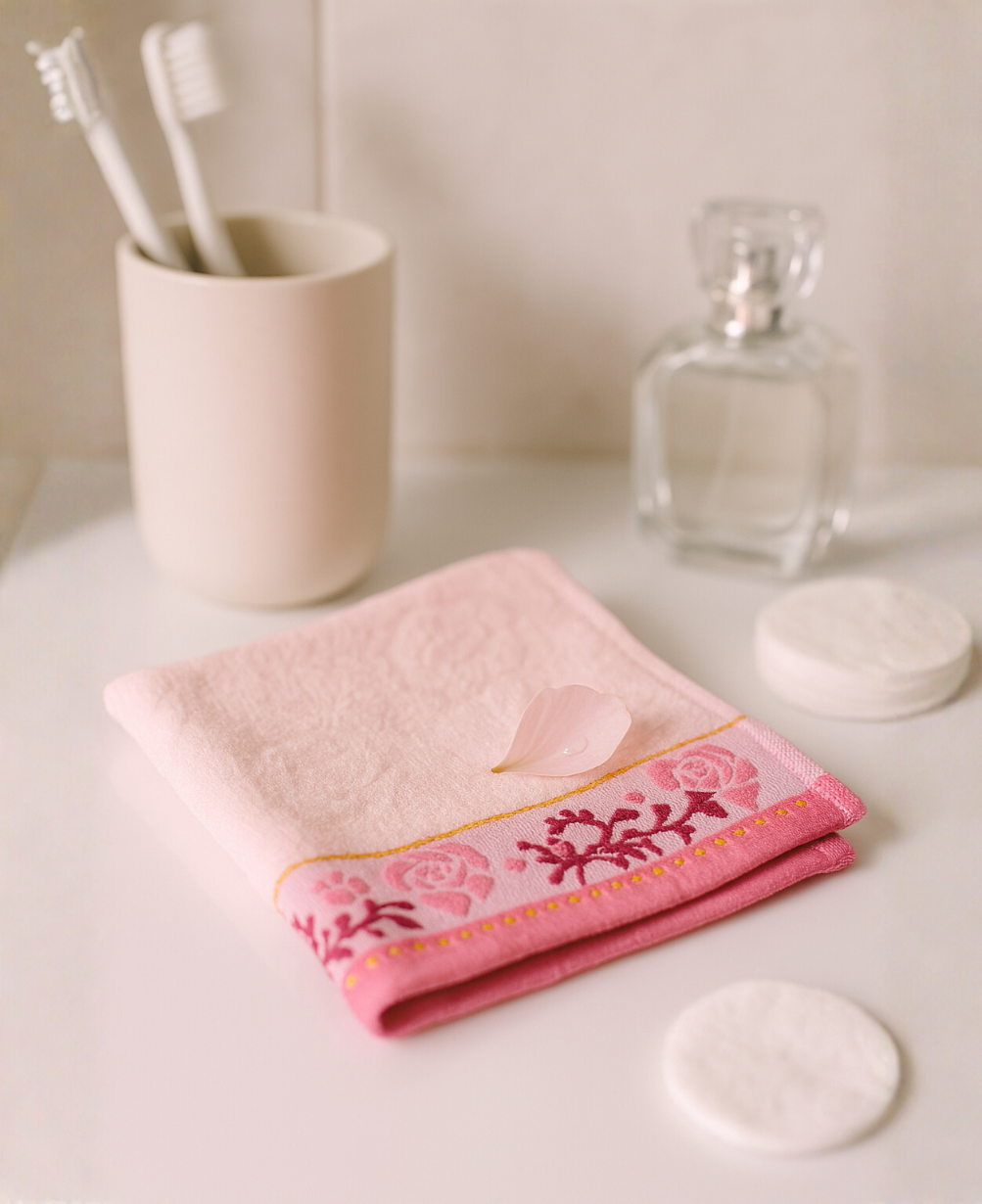 Luxury Cotton Face Towel Set