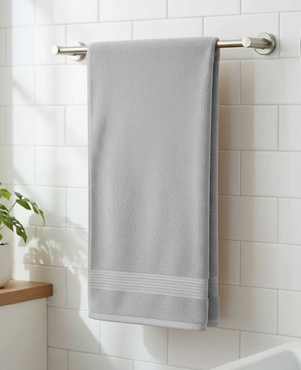 Modern Linear Bath Towel