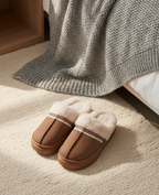 Women’s Plush Fur-Lined Indoor Slippers