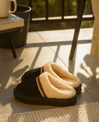 Women’s Plush Fur-Lined Indoor Slippers