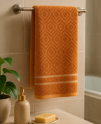 Geomatric Textured Bath Towel