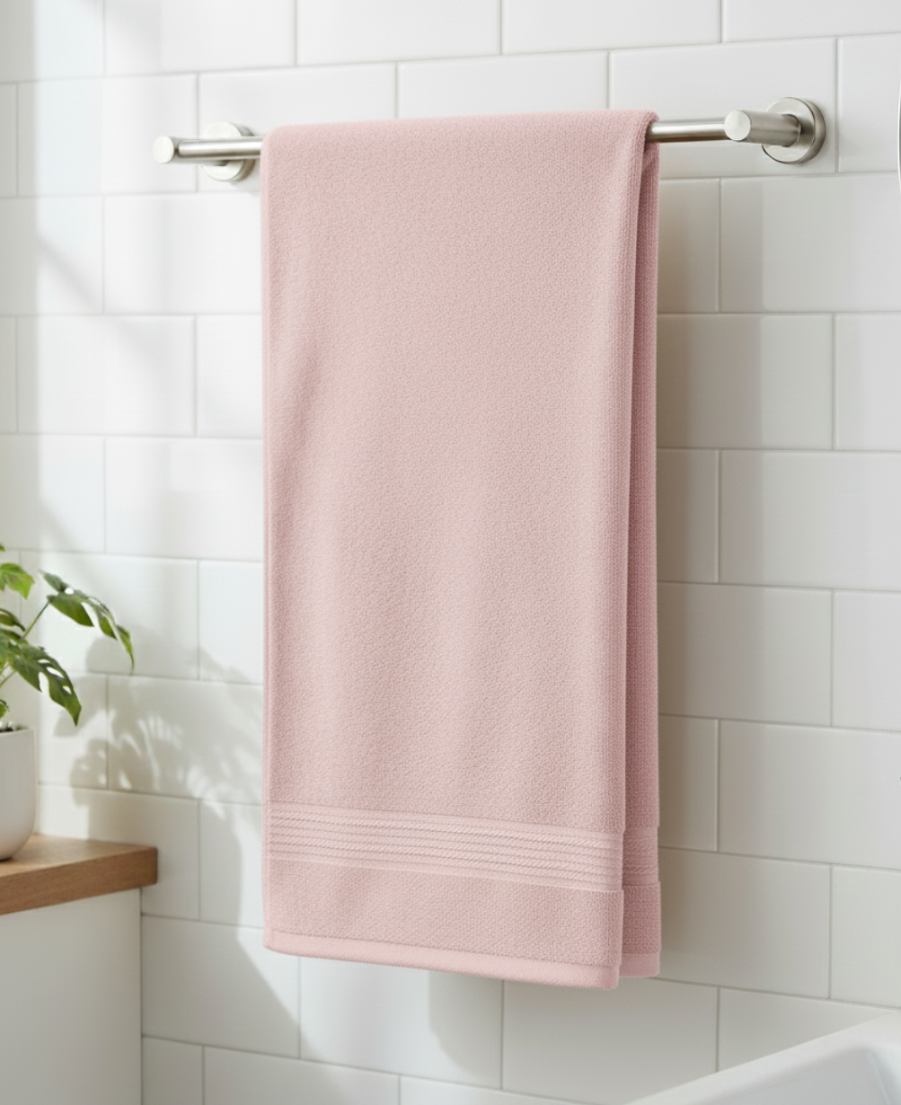 Modern Linear Bath Towel