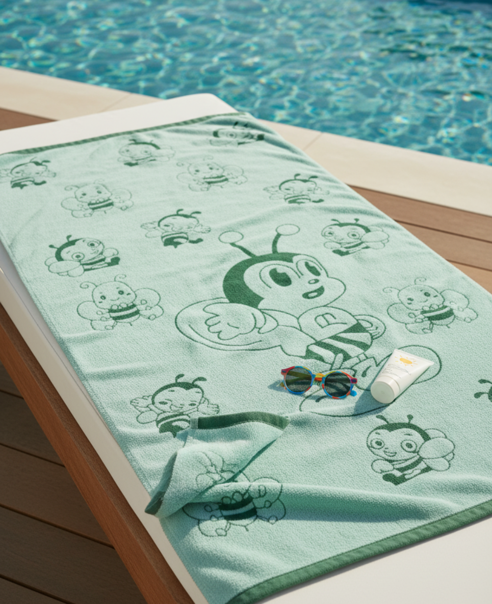 Cartoon  Bath Towel
