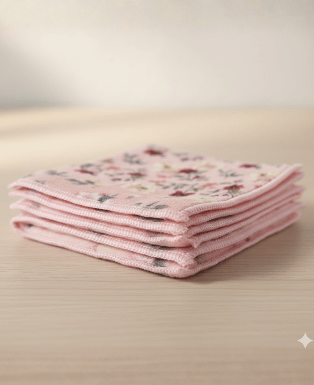 Floral Multi-Purpose Microfiber Hand Towels