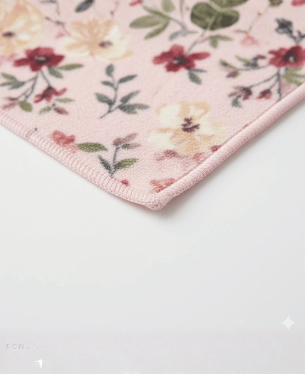 Floral Multi-Purpose Microfiber Hand Towels