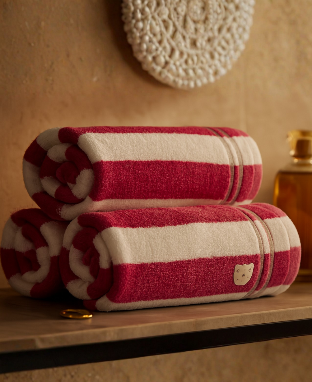Stripped Hand Towel
