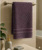Geomatric Textured Bath Towel