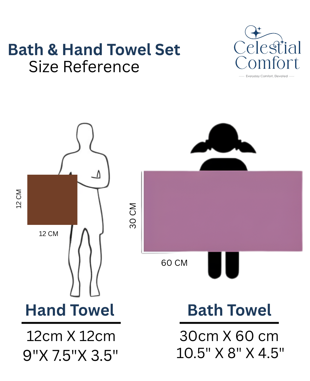 Turkish Cotton Bath & Face Towel Set